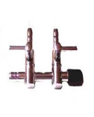 Llave metálica dos vias